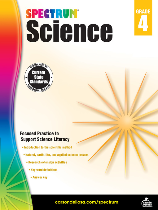 Title details for Spectrum Science, Grade 4 by Spectrum - Wait list